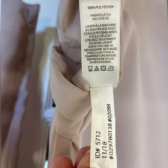 Express Dusty Pink Long Sleeve Tunic Size Medium - Picture 7 of 7